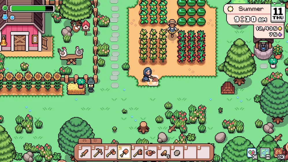 Fields of Mistria romanceable characters from the official site